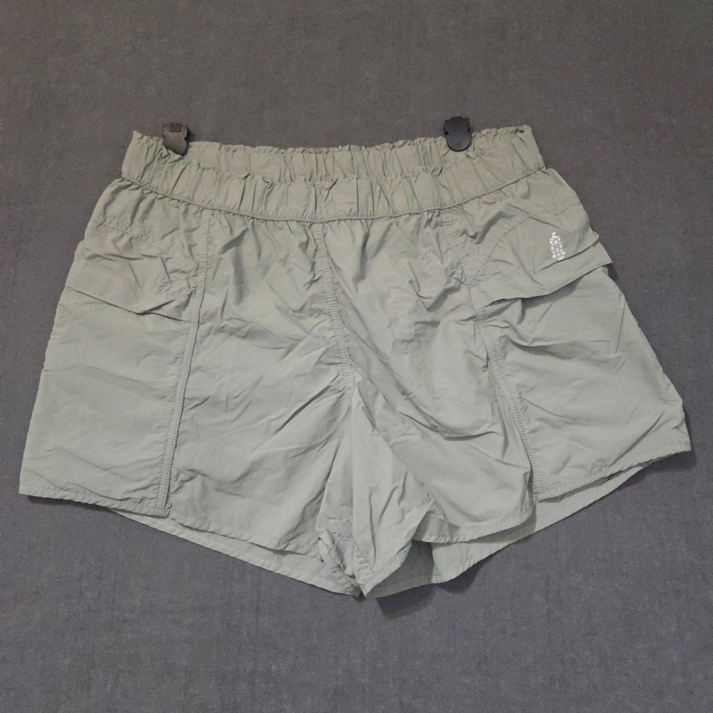 FP Movement Shorts Womens‎ Large Sage Green High Rise Athletic